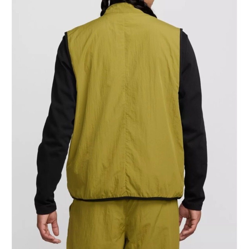 Nike Men's Tech Woven Jacket Vest Pacific Moss Green NEW $110 Medium - Picture 3 of 4